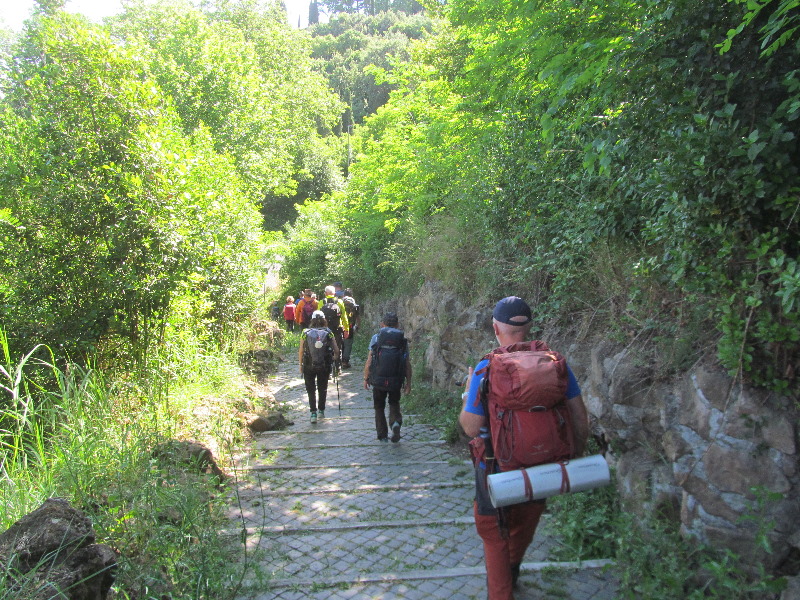 Scendendo da Monte Mario