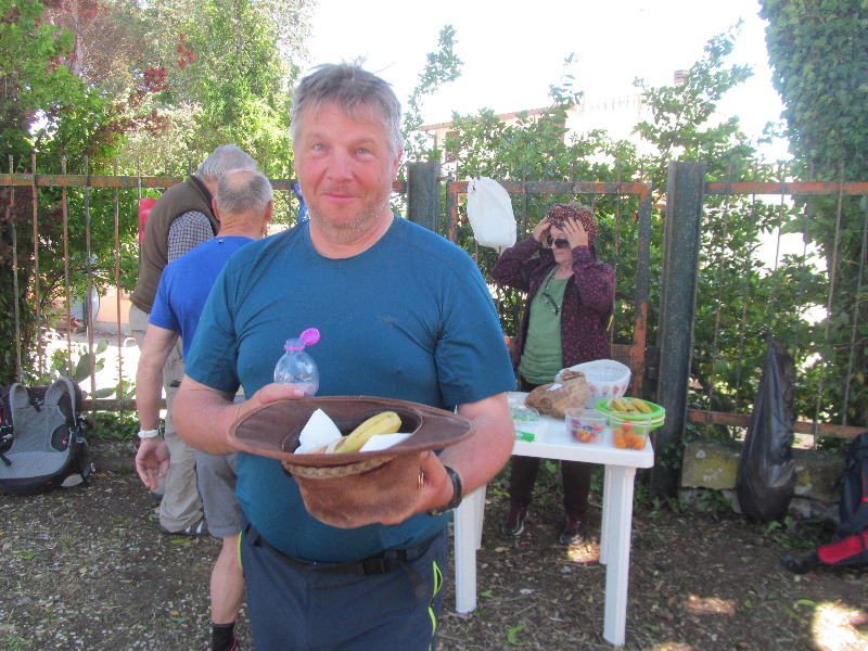 Markus alla sosta pranzo